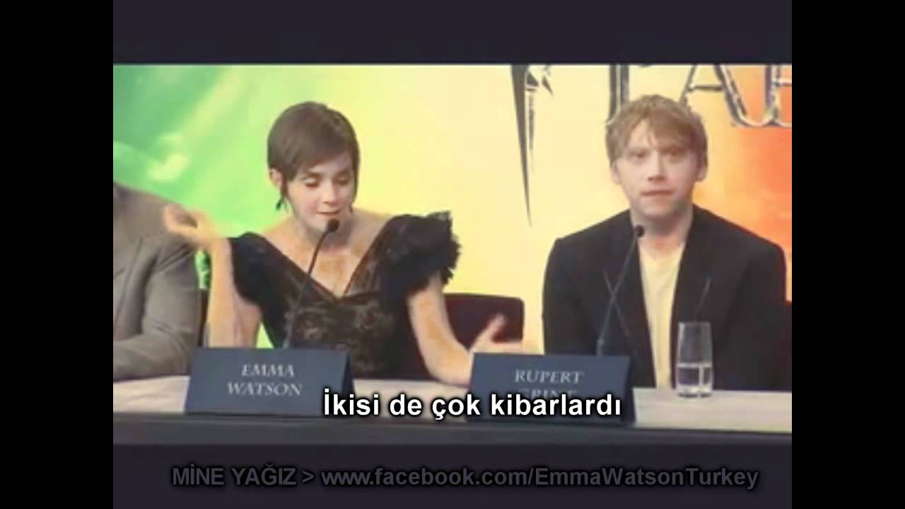 Emma Watson - Ölüm Yadigarları(2) Basın Toplantısı 