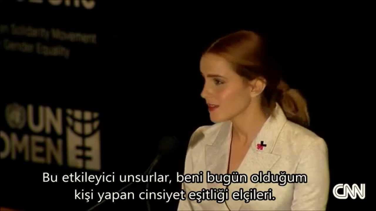 Emma Watson UN Speech (Türkçe Altyazılı)