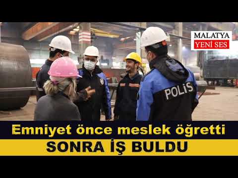 Emniyet önce meslek öğretti, sonra iş buldu
