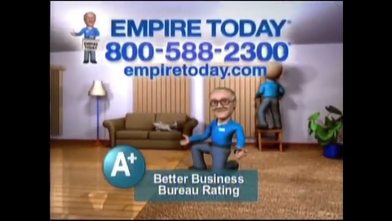 Empire Today Buy 1 Get 2 Free Sale Carpet 15 Sec Commercials