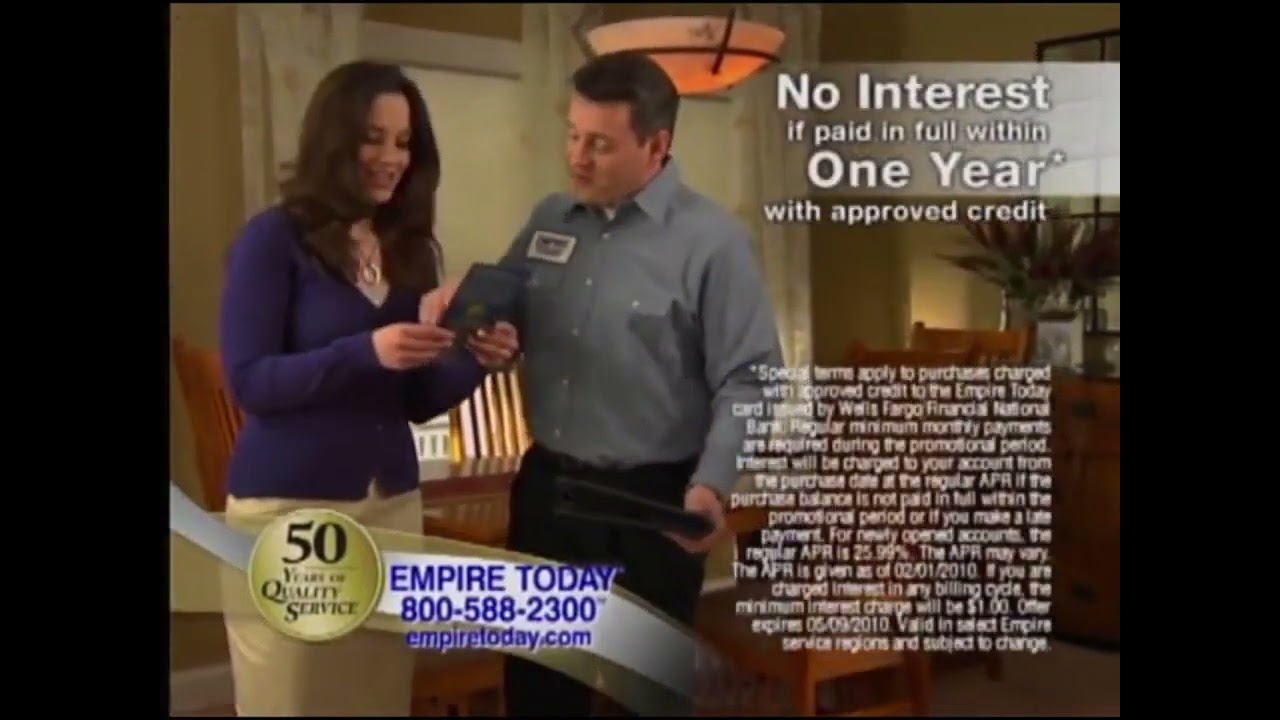 Empire Today Buy 1 Get 2 Free Sale Carpet Commercial 2010