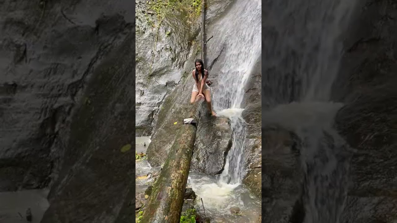 En la cascada lo trep3 cerg Jennifer Granda y Andrea Granda Tv