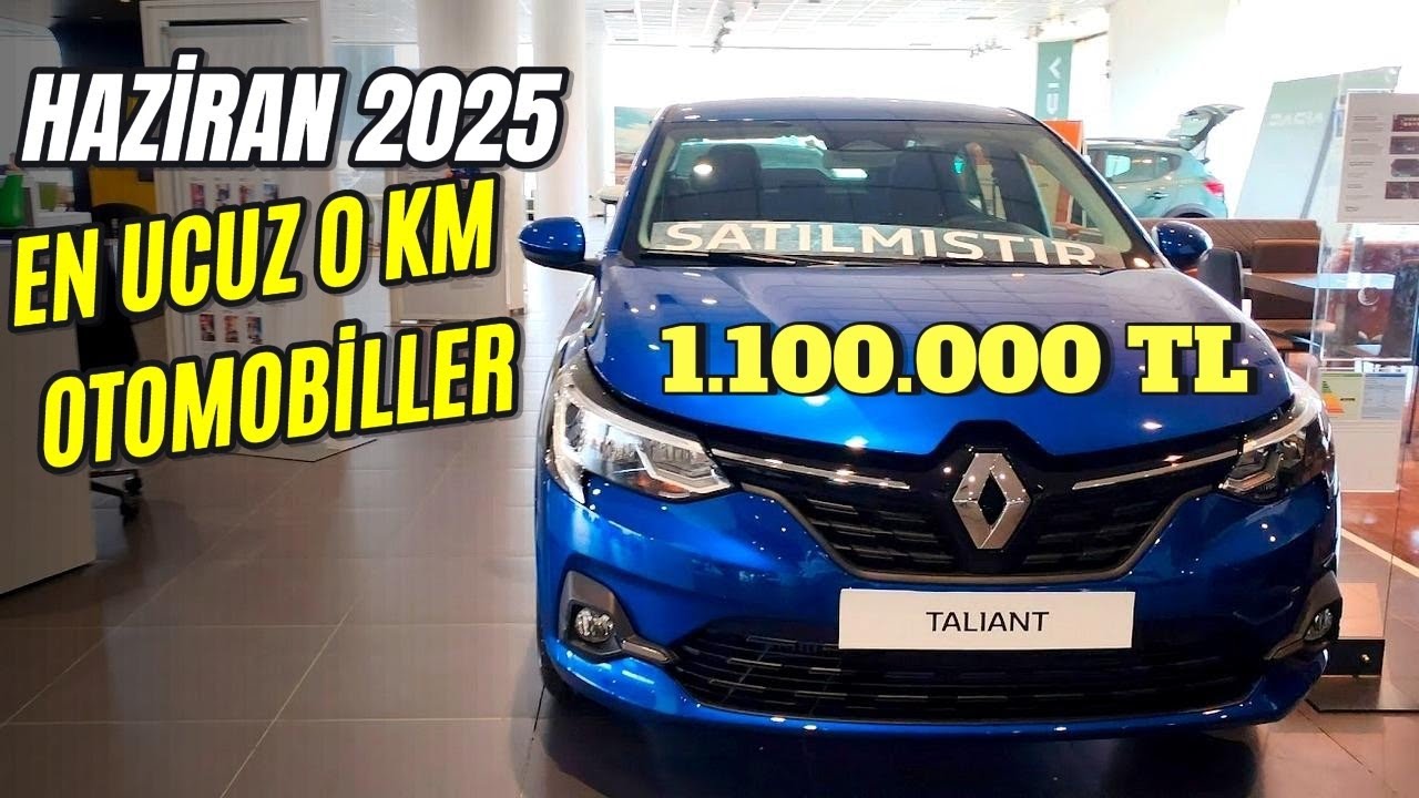 EN UCUZ SIFIR OTOMOBİLLER - Haziran 2025 | 0 KM Araba Güncel Kampanyalı ve İndirimli Fiyat Listesi