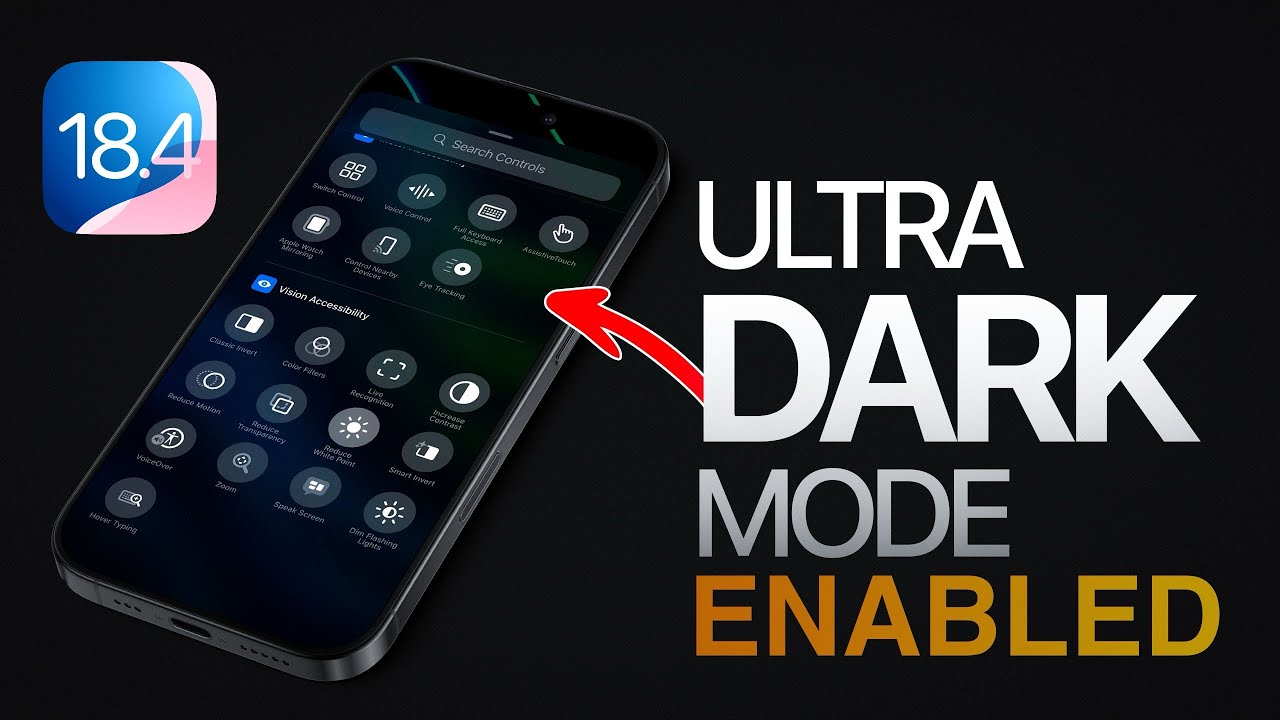 Enable ULTRA DARK MODE on iPhone!