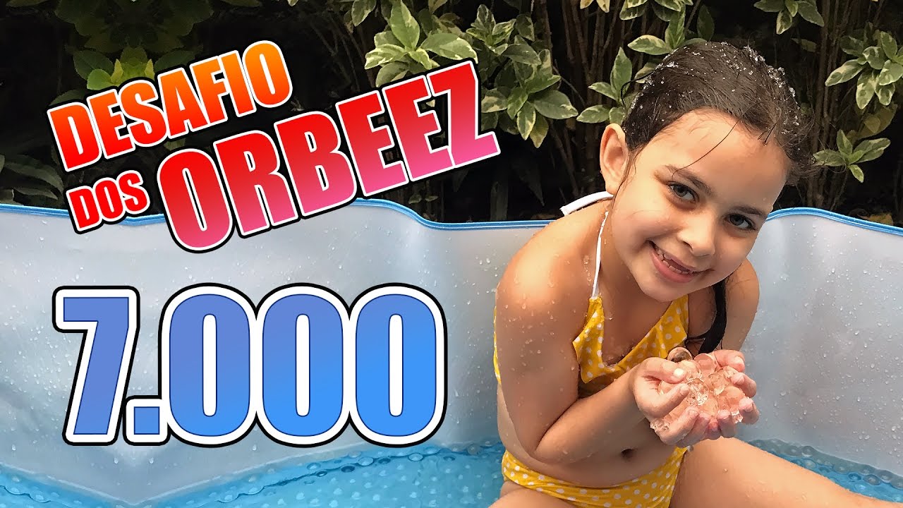 Enchi a Piscina com 7000 Bolinhas de Gel (Orbeez)