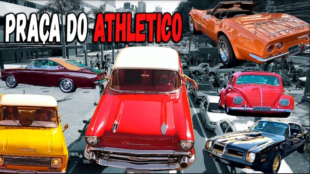 ENCONTRO DE CARROS NA PRAÇA DO ATHLETICO - MUITO CARRO DIFERENTE!