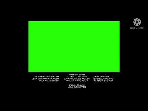 End credits green screen