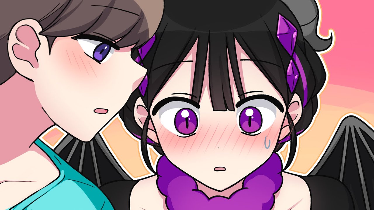 Ender Dragon chan lying on my bed | BubblePlanet anime