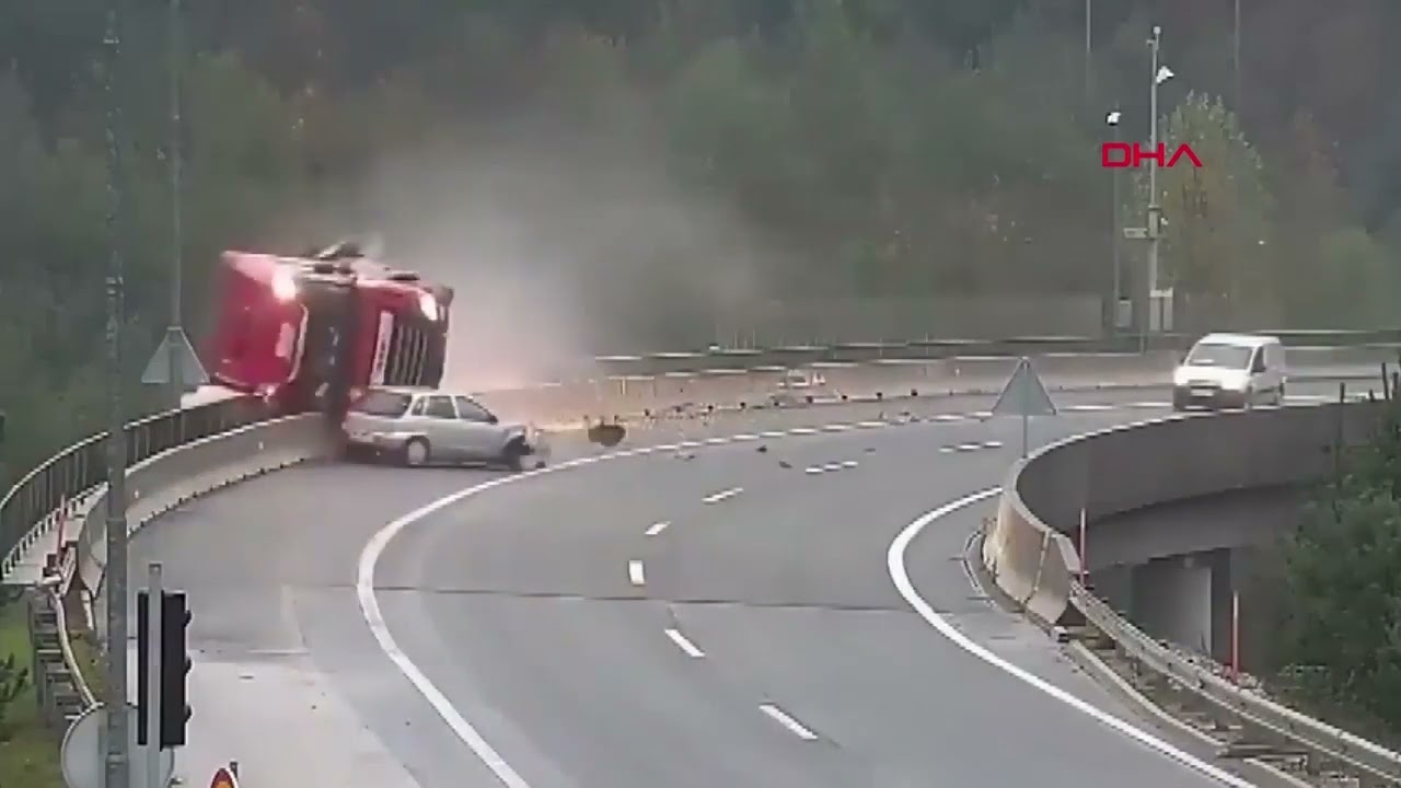 Enes çakmak kaza anı!!