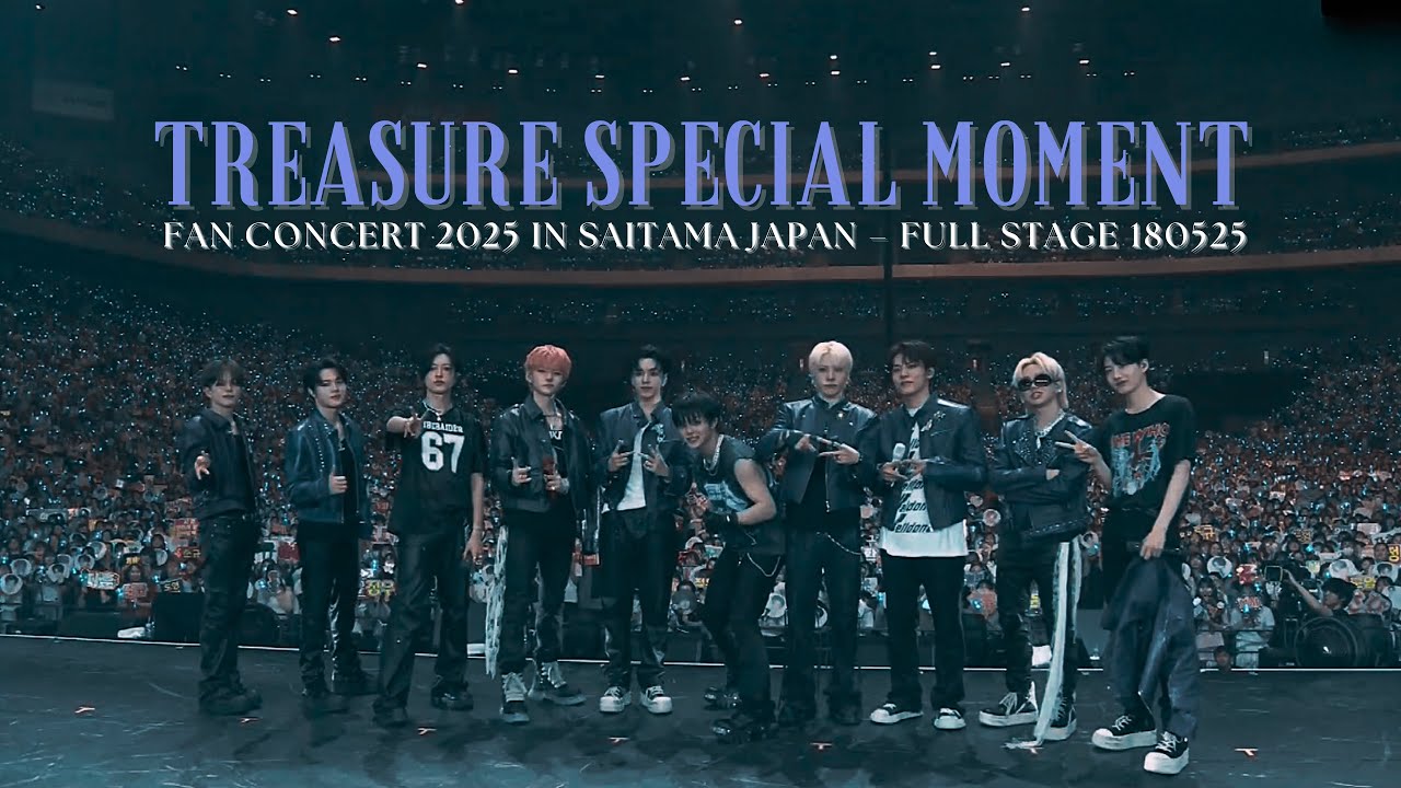 [ENG SUB - FULL HD] TREASURE SPECIAL MOMENT FAN CONCERT IN SAITAMA JAPAN (FULL STAGE 180525)