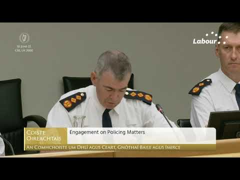 Engagement on Policing Matters: Alan Kelly