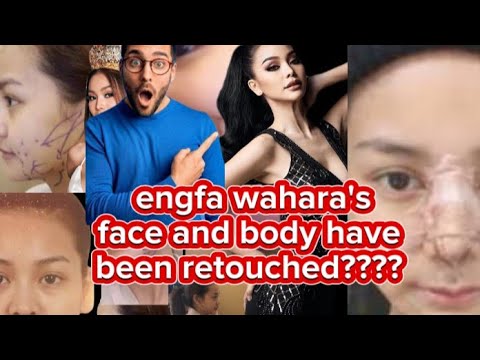 engfa waraha's face, body have been retouched??? #engfawaraha #transform #model #actress #viral
