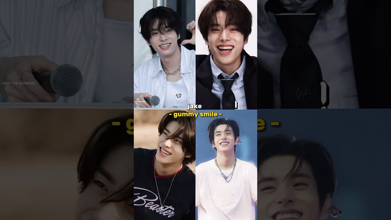 Enhypen members and their type of smile 💫 #enhypen #engene #kpop #kpopshorts