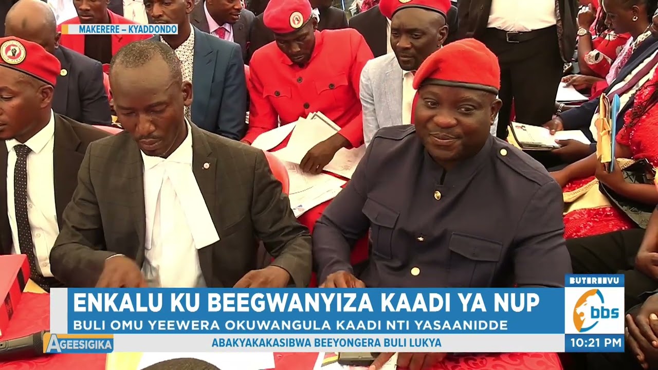 Enkalu ku Begwanyiza Kkaadi ya NUP, Buli Omu Agamba y’Asaanidde