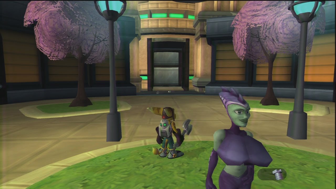 Enlarging Boobs Easter Egg in Ratchet and clank 1(HD Collection)