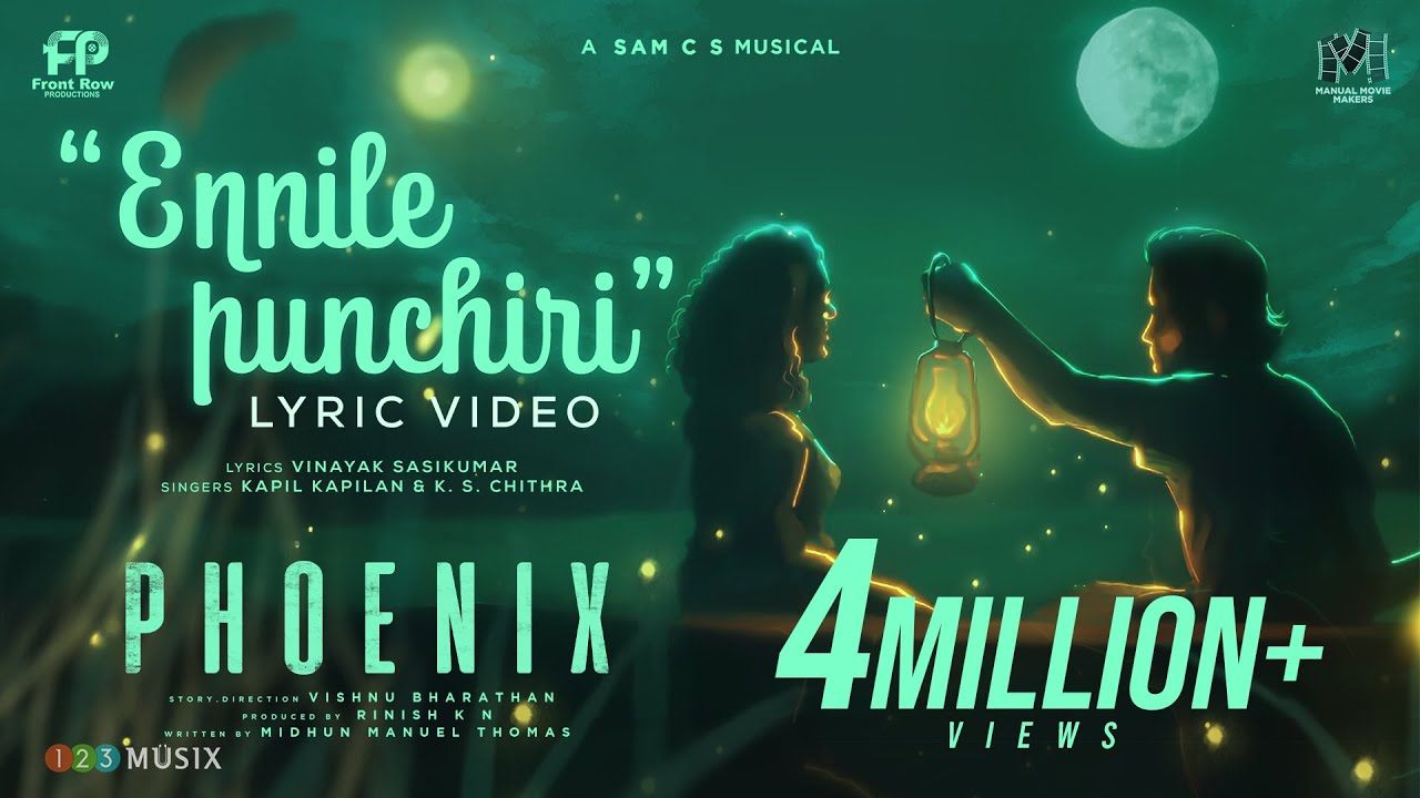 Ennile Punchiri Lyric Video | Phoenix | Sam C.S | K.S. Chithra | Kapil Kapilan