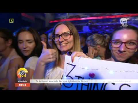 Enrique Iglesias - Backstage Interview from concert in Poland