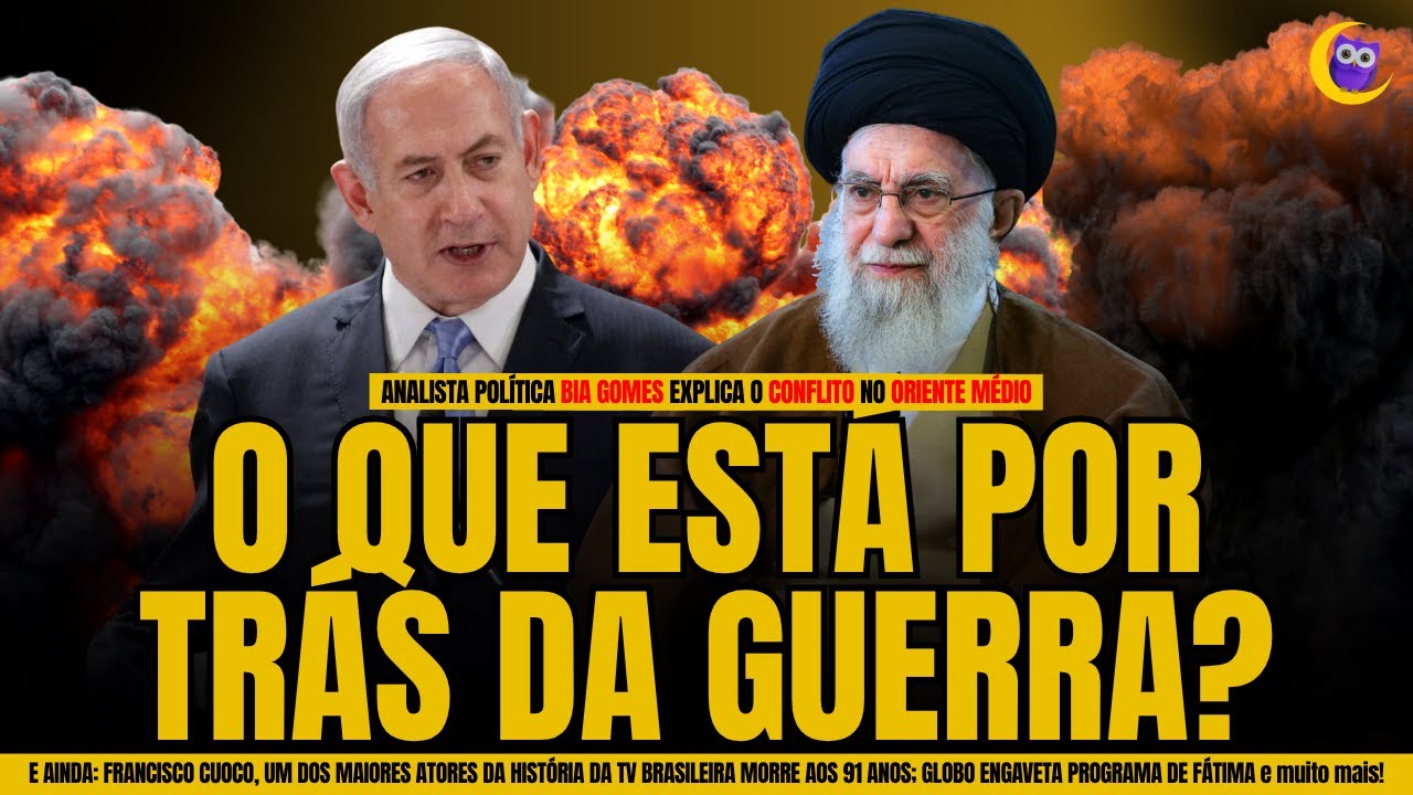 🔴ENTENDA TUDO SOBRE O CONFLITO IRÃ x ISRAEL; MORRE FRANCISCO CUOCO; POWER COUPLE e mais!
