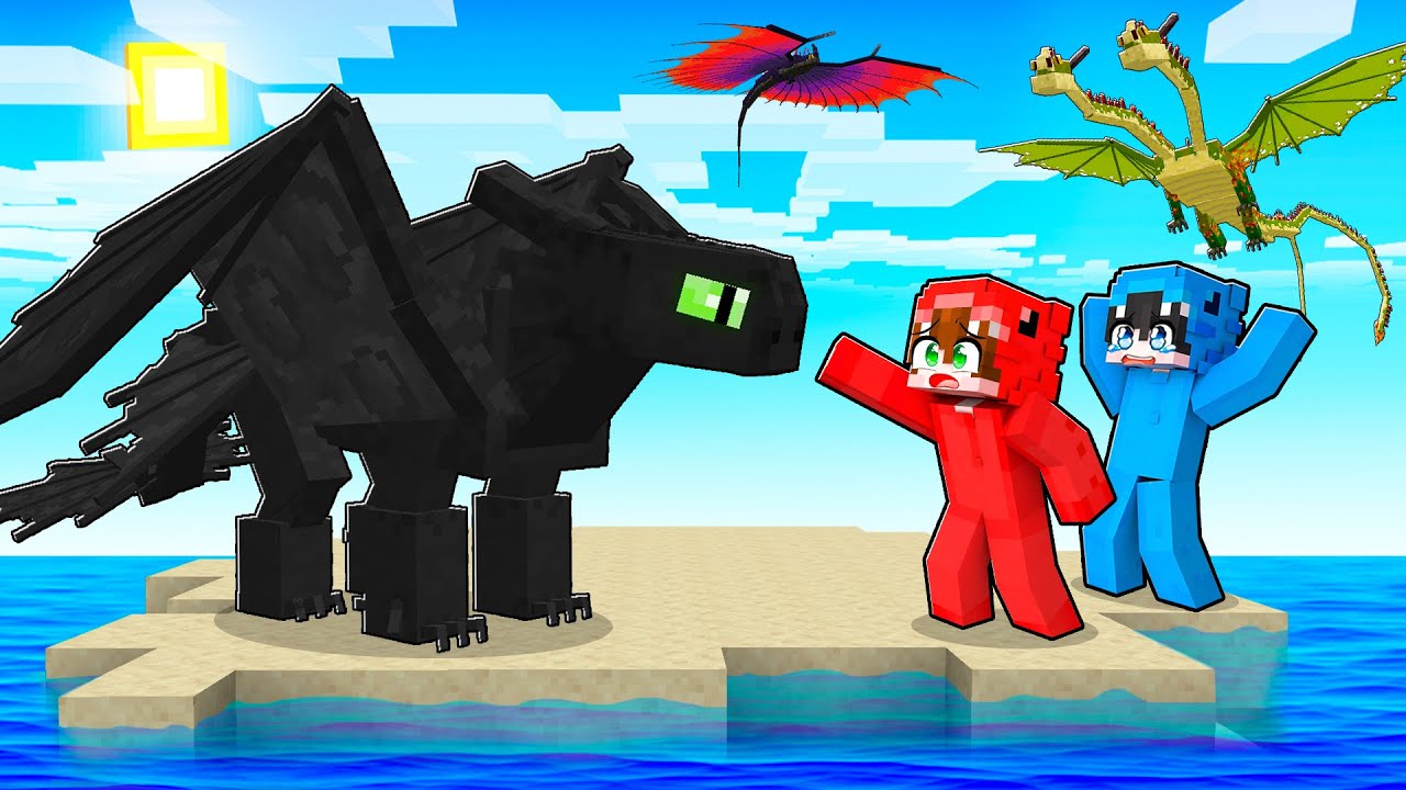 Entrené a Mi Propio Dragon en Minecraft!