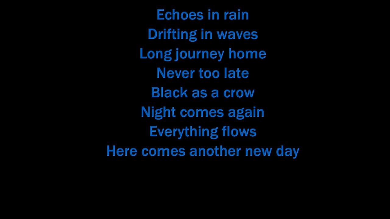 Enya - Echoes In Rain Lyrics (Nightcore version) HQ