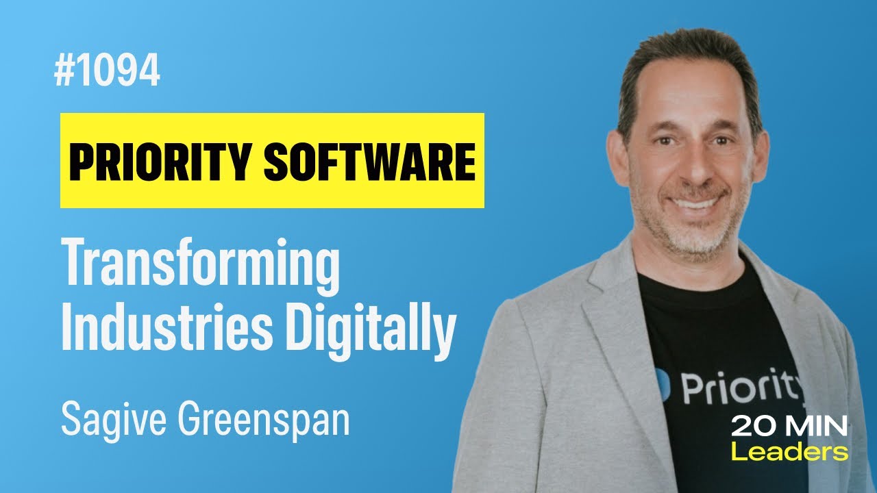Ep1094: Sagive Greenspan: The Future of Agile Business Management Software