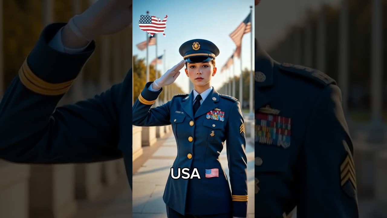 Epic Female Soldier Walk | Ultra-Realistic Military Parade in 4K #military #police #ai