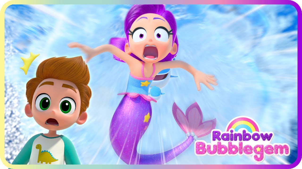 Episode 1 Highlight | Bang! Out of the World | Mermaid Princess Cartoon | Rainbow Bubblegem 🌈