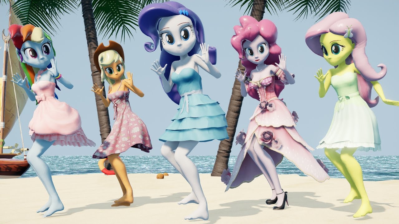 EqG 3D Dancing Music Video - Fly Away (to a Desert Island)