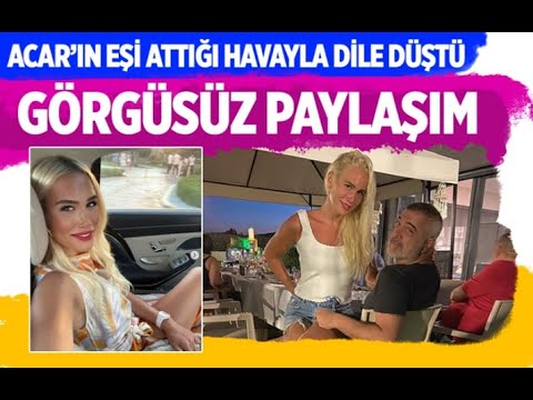 Erdal Acar'ın eşi Kardelen Acar 9 kişilik yardımcı ekibiyle tatile çıktı! Yaptığı paylaşım olay oldu