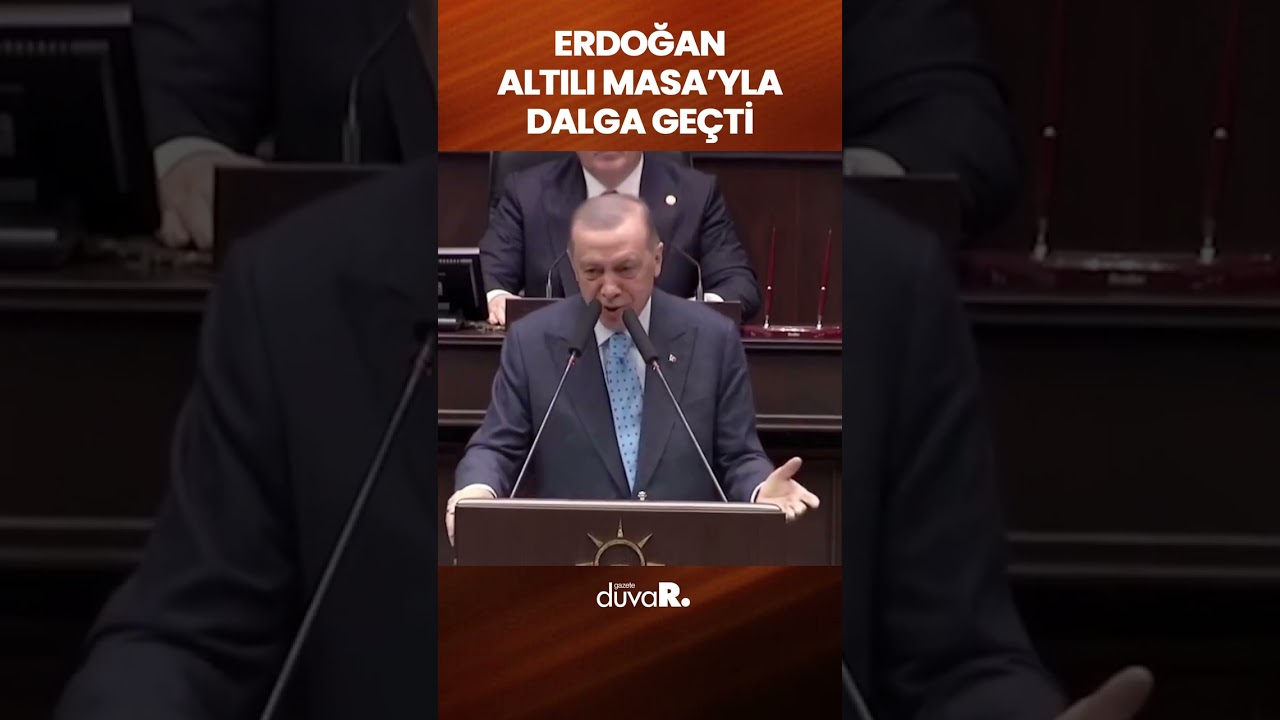 Erdoğan Altılı Masa'yla böyle dalga geçti! #Shorts