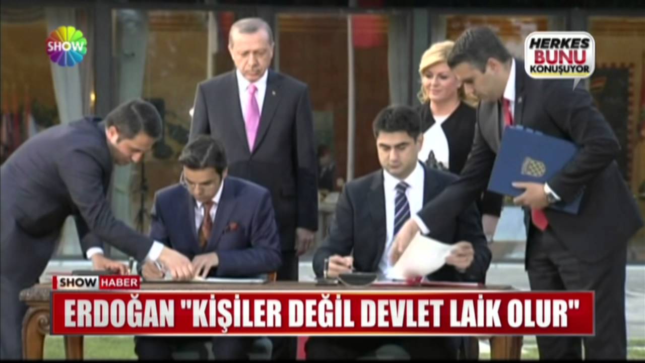 Erdoğan: ''Kişiler değil devlet laik olur''