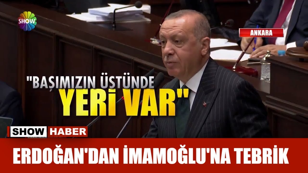 Erdoğan'dan İmamoğlu'na tebrik