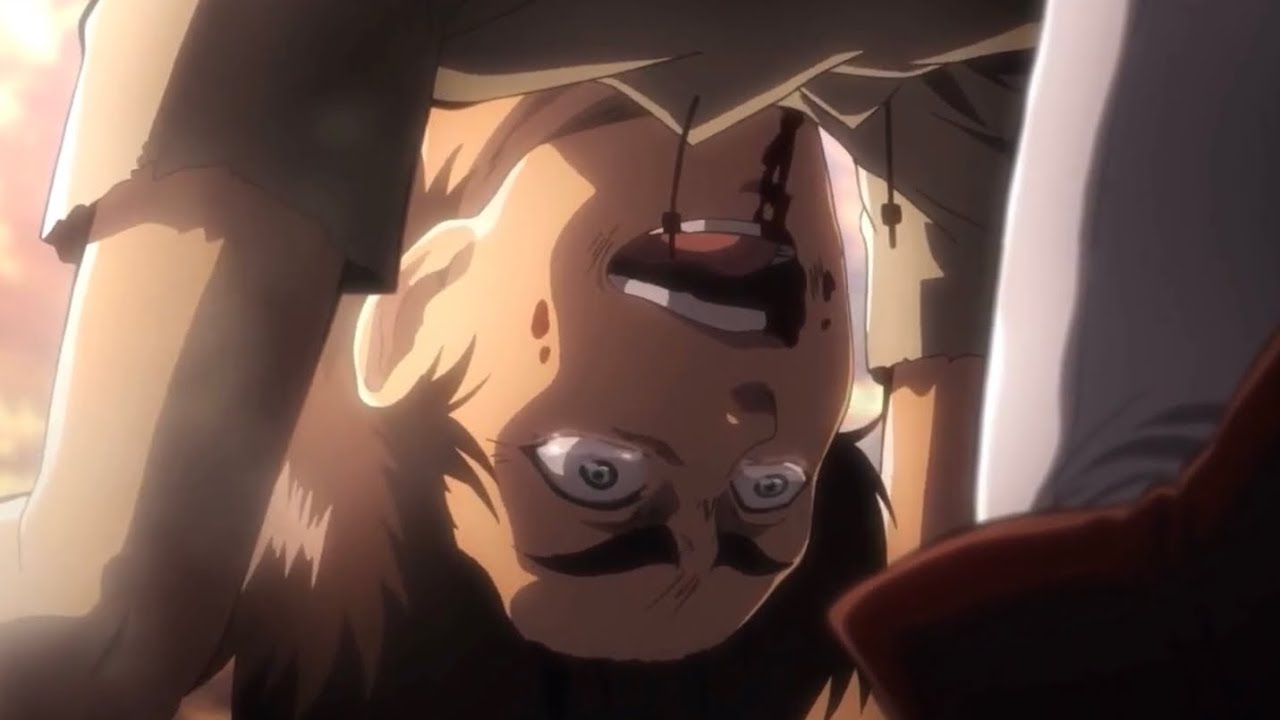 Eren laughing and crying | Attack On Titan Season 2 Episode 12