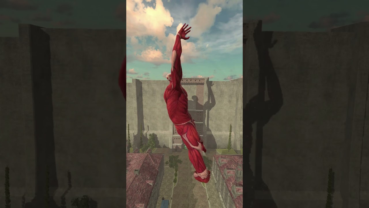 Eren Vs The Colossal Titan