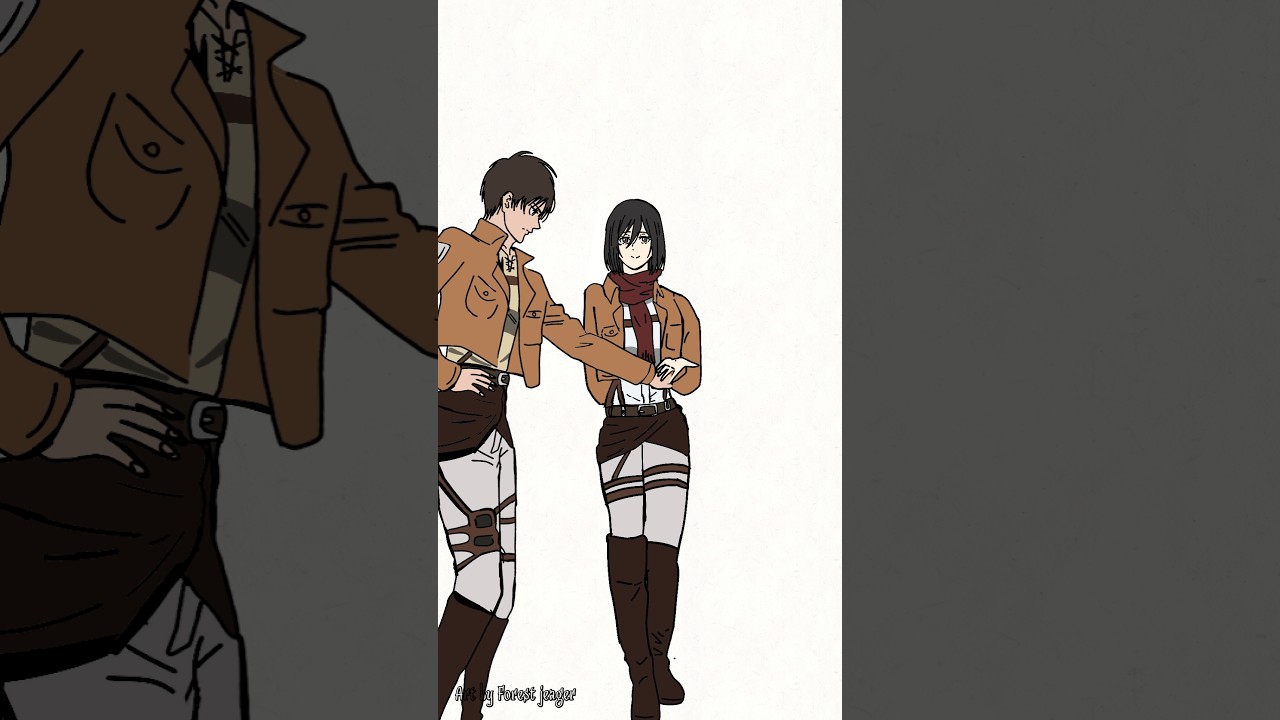 Eren x Mikasa always together forever