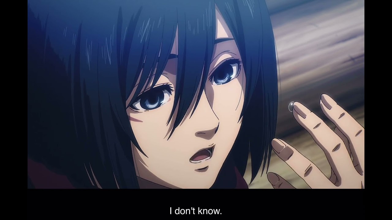 Eren’s final conversation with Mikasa | Alternate timeline | Attack on Titan Final Season Part 3 Ep2