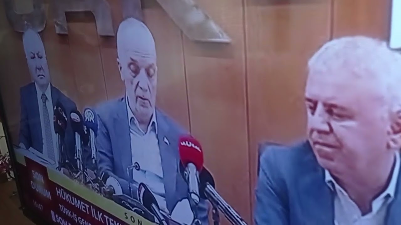 Ergün Atalay teklif sonrası açıklama yapiyor