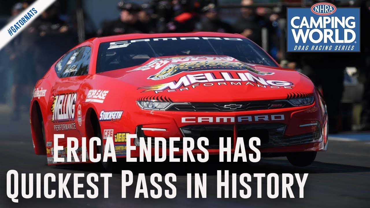 Erica Enders has QUICKEST Pro Stock pass in History