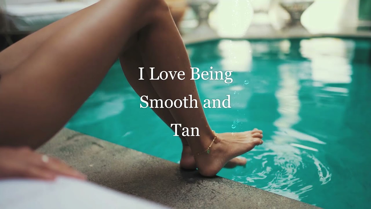 Erika Shows off Her Smooth Tan Legs
