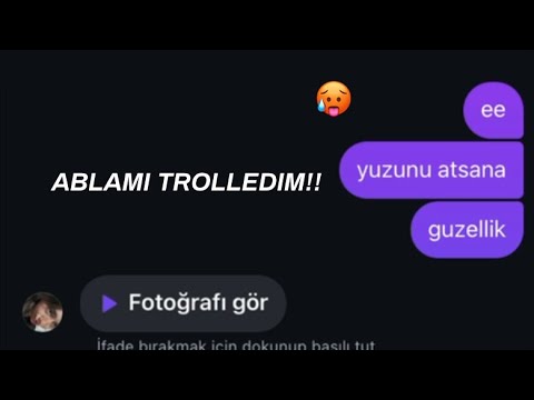 ERKEK OLUP ABLAMI TROLLEDIM! 🥵 | troll part 3