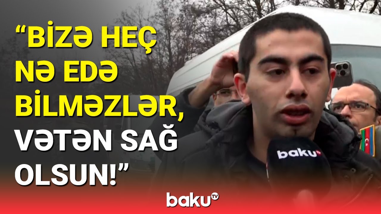Ermənistandan əsirlikdən qayıdan hərbçimiz Hüseyn Axundovun ilk sözləri