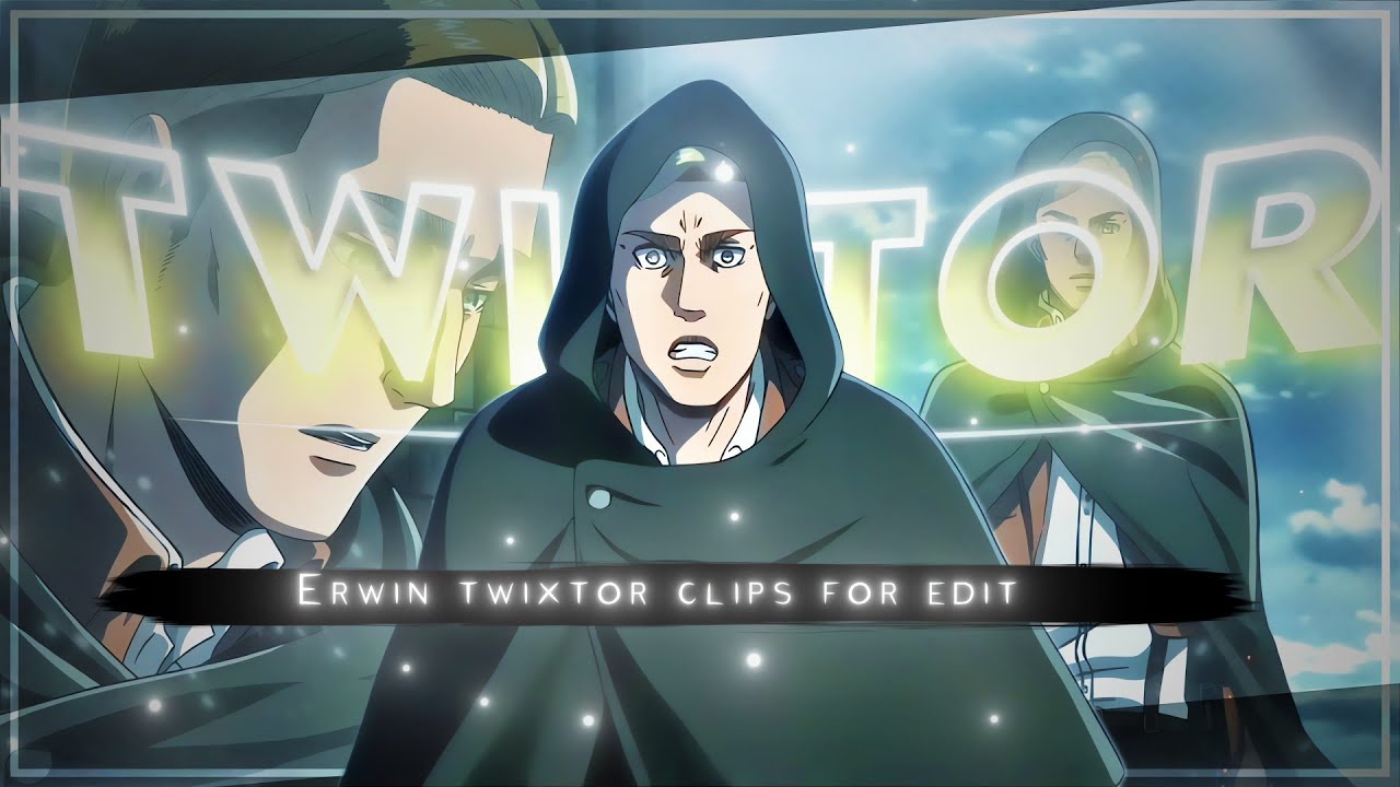 Erwin Smith | Twixtor Edit [RARE 4K SCENE + SFX] 🔥 | AOT All Seasons