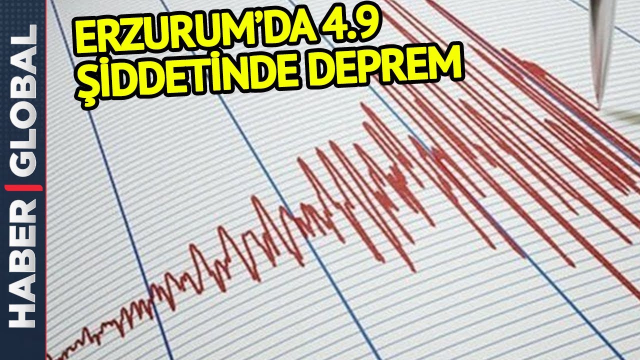 Erzurum'da 4.9'luk Deprem! Bölgeden Çok Kritik Bilgiler