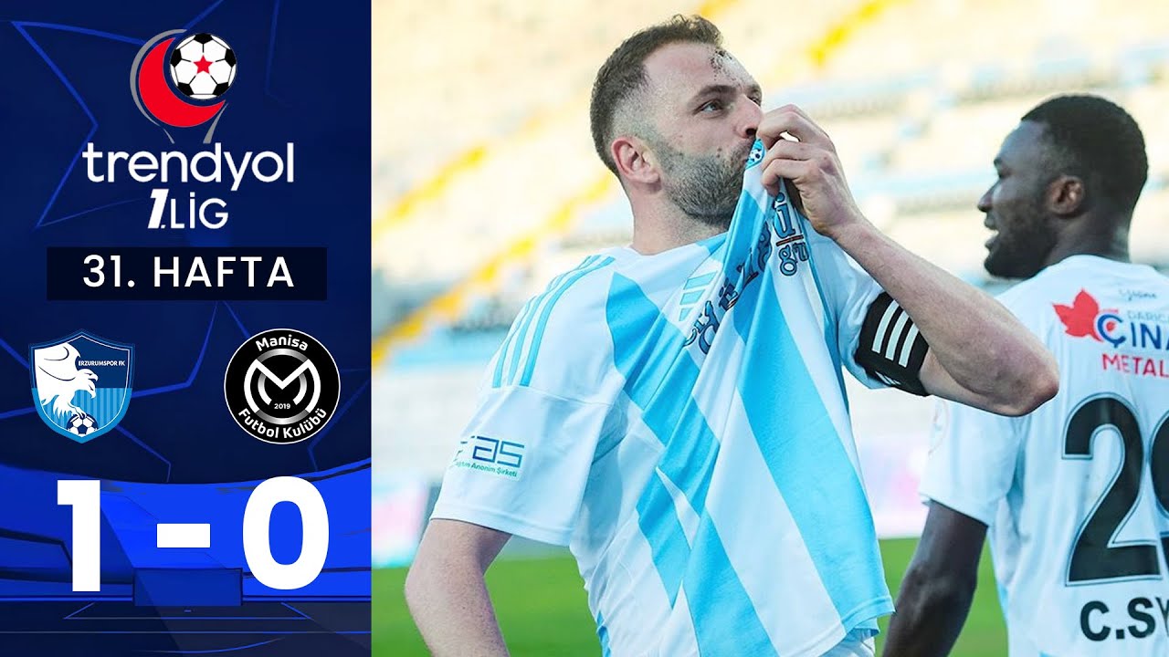 Erzurumspor (1-0) Manisa FK - Highlights/Özet | Trendyol 1. Lig - 2024/25
