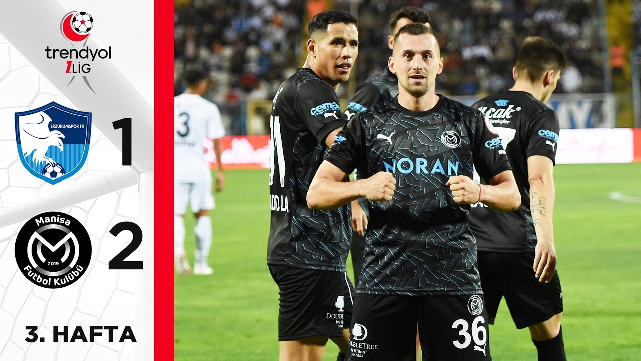 Erzurumspor FK (1-2) Manisa FK - Highlights/Özet | Trendyol 1. Lig - 2023/24