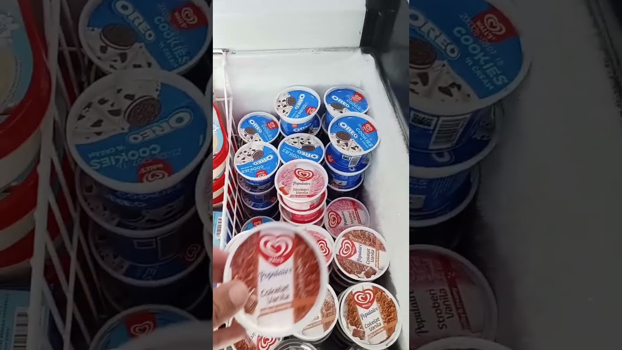 es krim Walls populaire #eskrimwalls #eskrim #shortsvideo