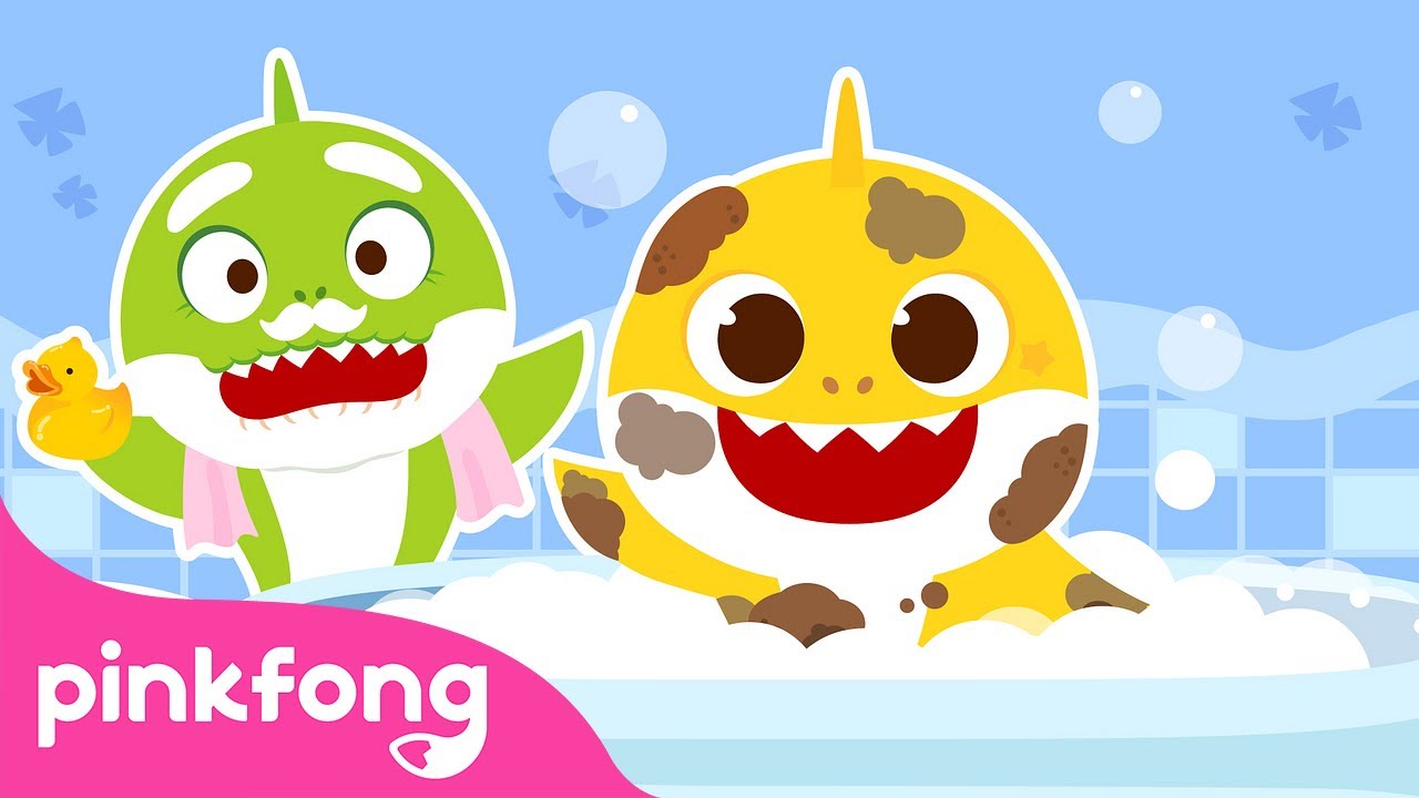 Esconde-Esconde de Hora do Banho com o Bebê Tubarão | Esconde-Esconde|Pinkfong Canções para crianças