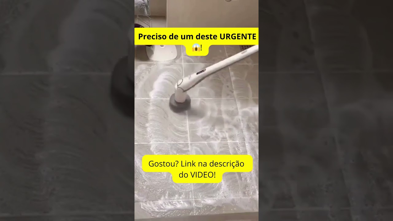 Escova Elétrica Ajustável para Banheiro uma Ótima Ferramentas de Limpeza para o Seu Dia a Dia!