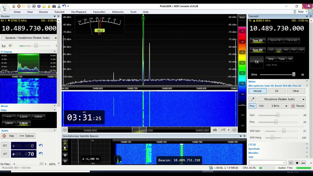Eshail Sat 2 / QO-100 QSO VU2OT &  VU3YWY, Testing Upgraded Ground Station @ VU2OT