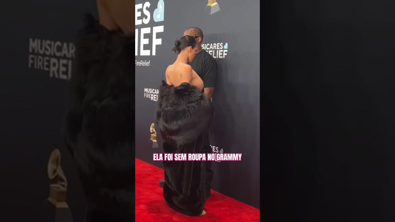 ESPOSA DE KANYE WEST NU@ NO GRAMMY 🤦‍♀️ PASSOU DA CONTA 🎬